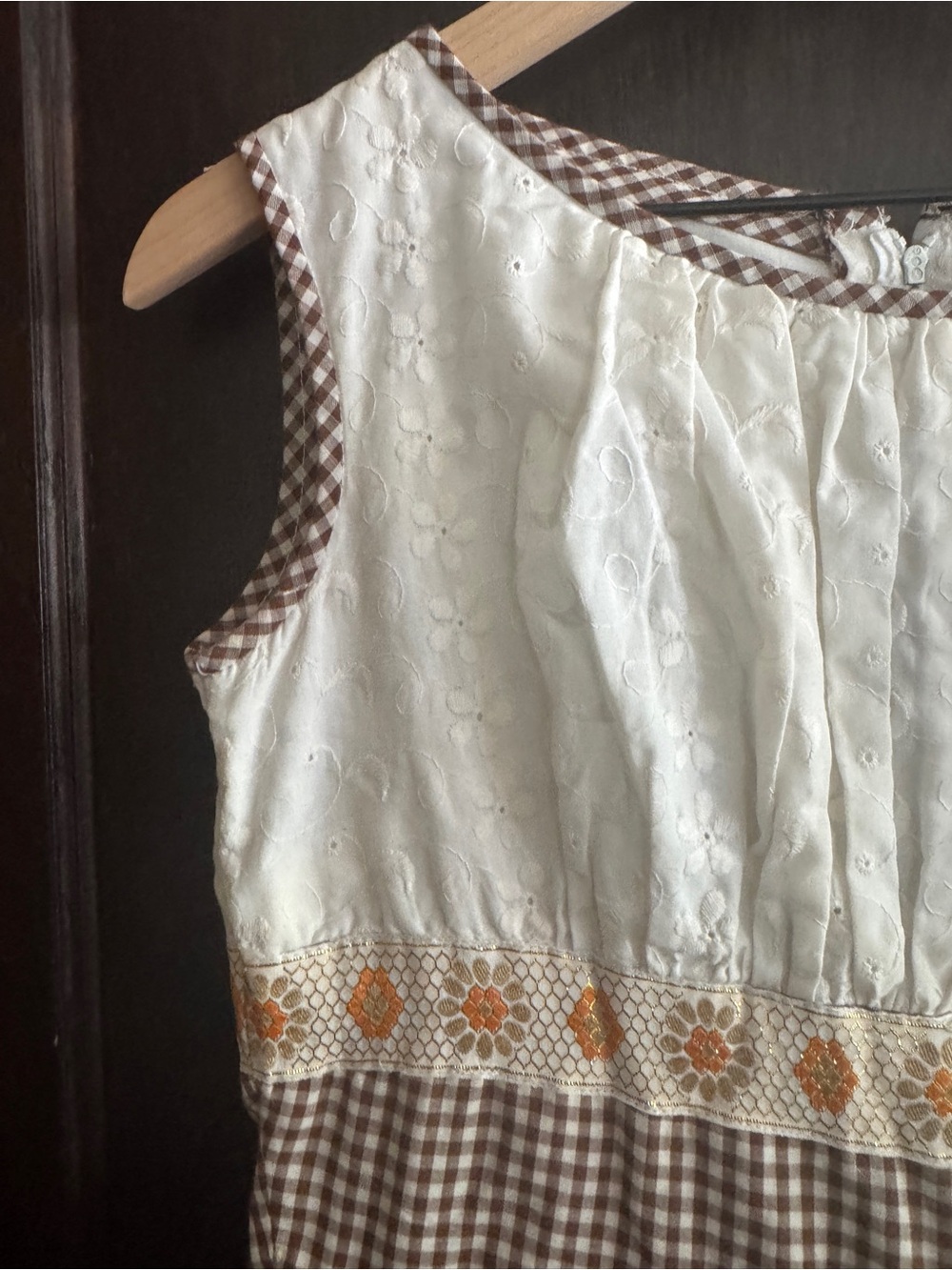 Vintage Women’s Square Dance Dress *Zipper Broken - Picture 2 of 10